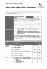 maternity patient safety statement maternity patient safety statement